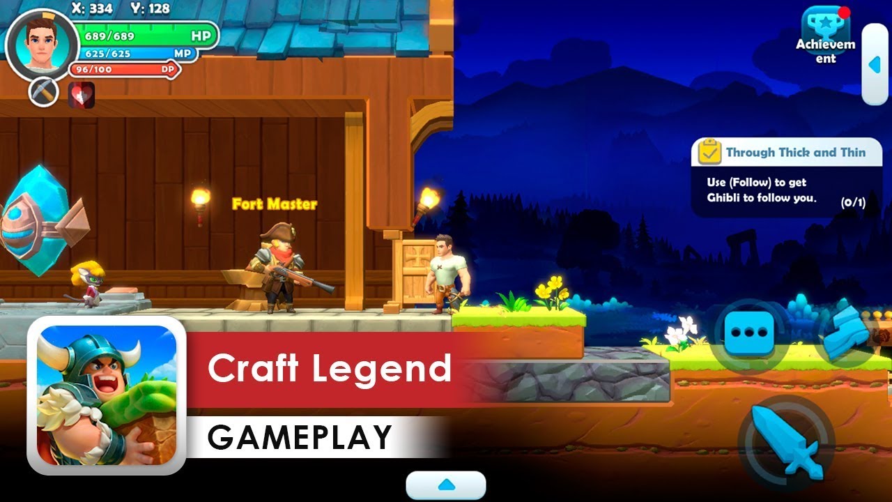 Craft Legend First Look HD (iOS & Android) Wonderful Gameplay and Graphics