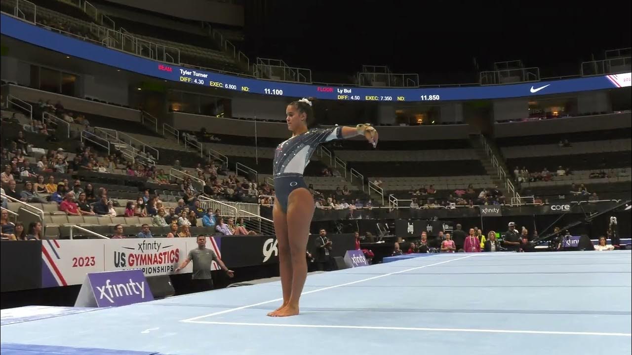 Izzy Stassi Floor Exercise 2023 Xfinity U.S. Championships Junior