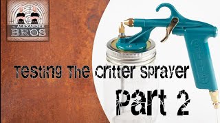 Testing The Critter Spray Gun Part 2 #youtube #test #woodworking