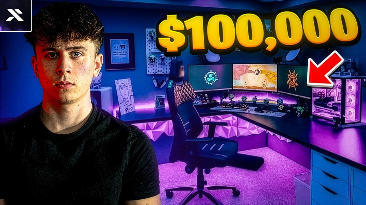 $100,000 XP42 Gaming Setup Tour! ft. Rezhexx, Prism, Twi + More