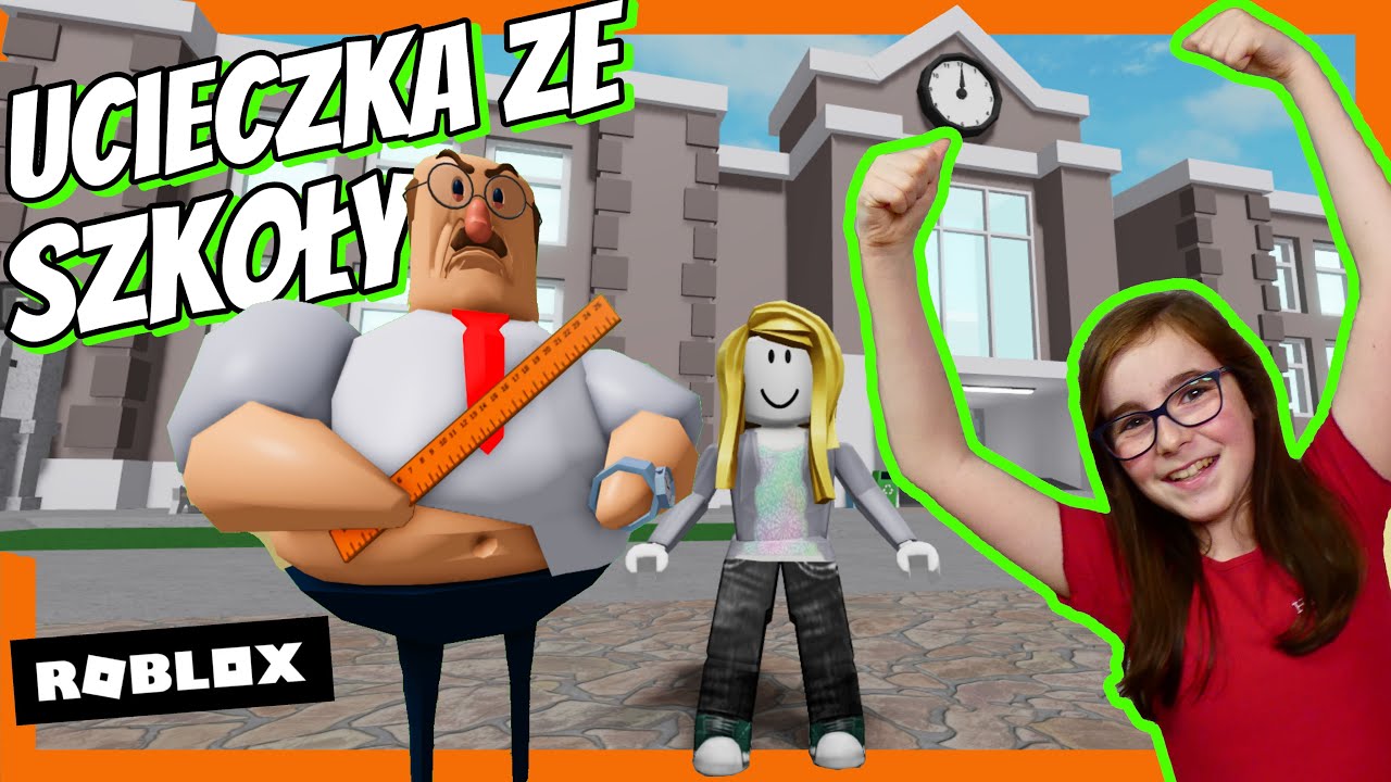 UCIECZKA ZE SZKOŁY. Great School Breakout (First Person Obby). Roblox