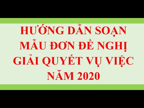 Video: Cách Viết đơn Yêu Cầu Nhân Chứng