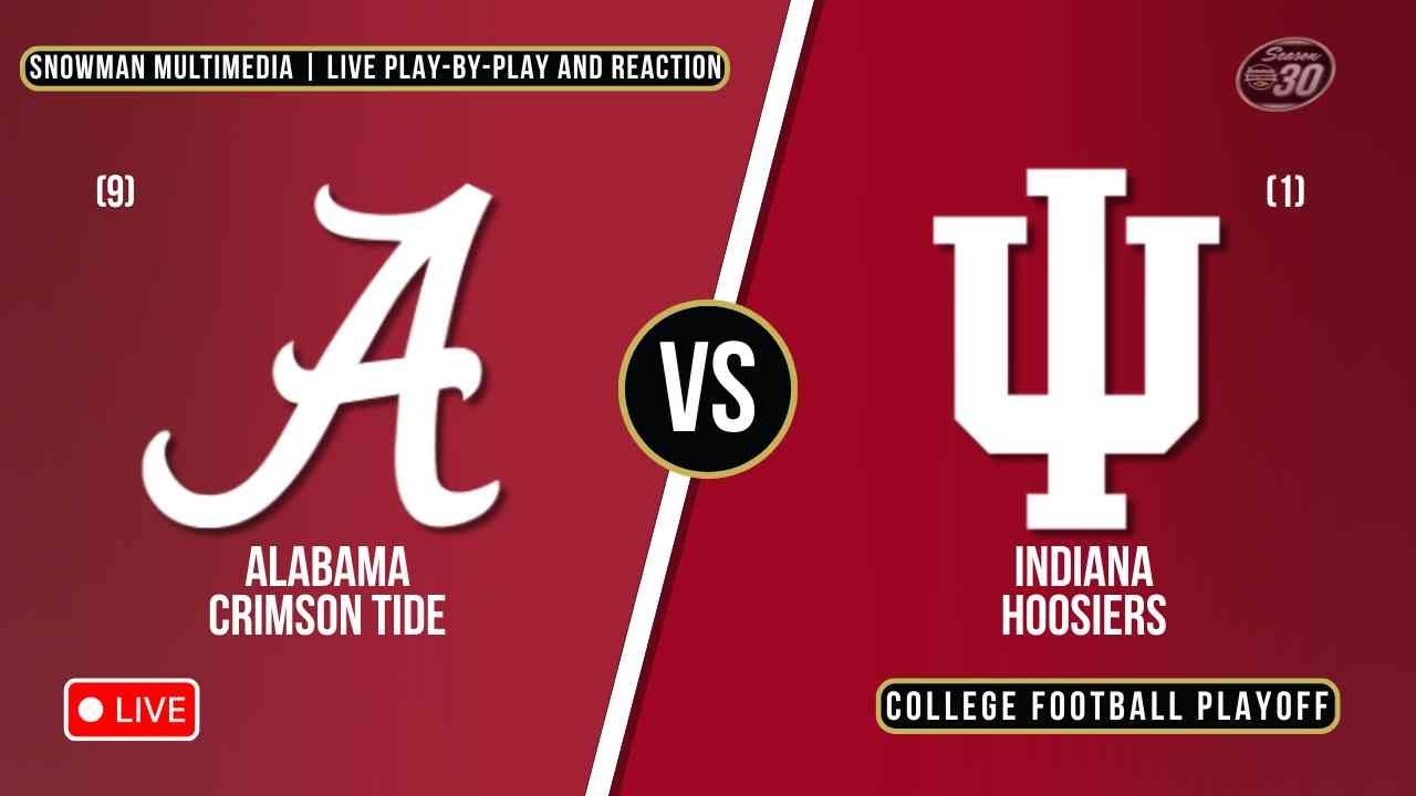 Indiana vs Alabama | Rose Bowl CFP | Cinderella Meets the Tide - YouTube