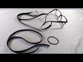 How to make a Ribbon / Cord with Hair Band Glasses Chain, DIY,  Sunglasses Spectacles Chain, 怎样做眼镜链