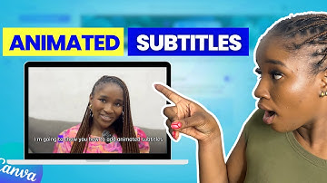 How To Easily Add Animated Auto Subtitles In Canva For Free!