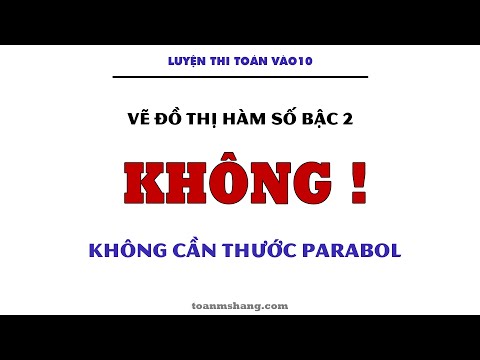 Video 4 Bước Vẽ Parabol Mà Không Cần Thước| Toán Ms Hằng - youtube