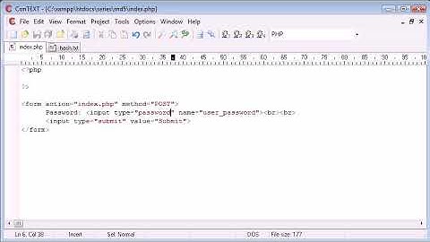 Beginner PHP Tutorial   96   MD5 Encryption Part 1