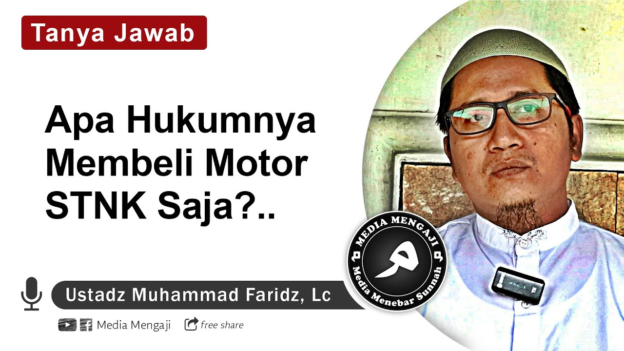 Apa Hukumnya Membeli Motor STNK Saja?..