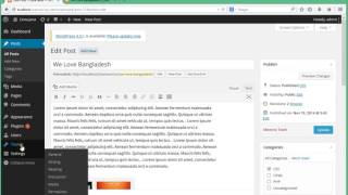 Wordpress Bangla Tutorials Lesson 22 Settings Media