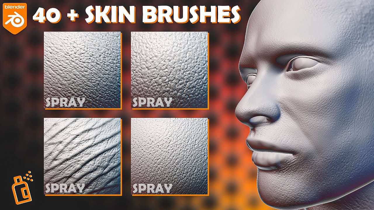 Blender Fabric Brushes. 90+ Sculpting Brushes - Blender Market