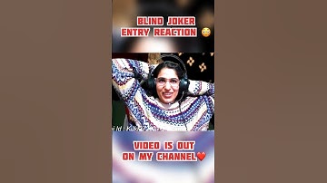 Reaction on BLIND JOCKER Entry😳#shorts #blindjoker #tva #zioncity #eaglegaming #tvachandran #gta