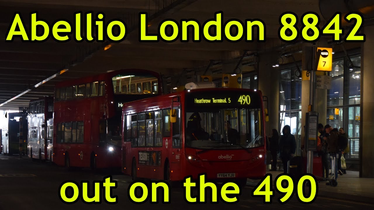 Loud + Nice ZF | Bus Journey on the 490 | Abellio London ADL Enviro200 | YY64YKA 8842