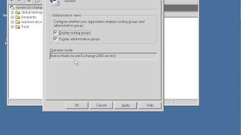 Exchange Server 2003 installation on windows server 2003 (change exch operation mode) part 8
