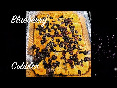 Blueberry Cobbler.
