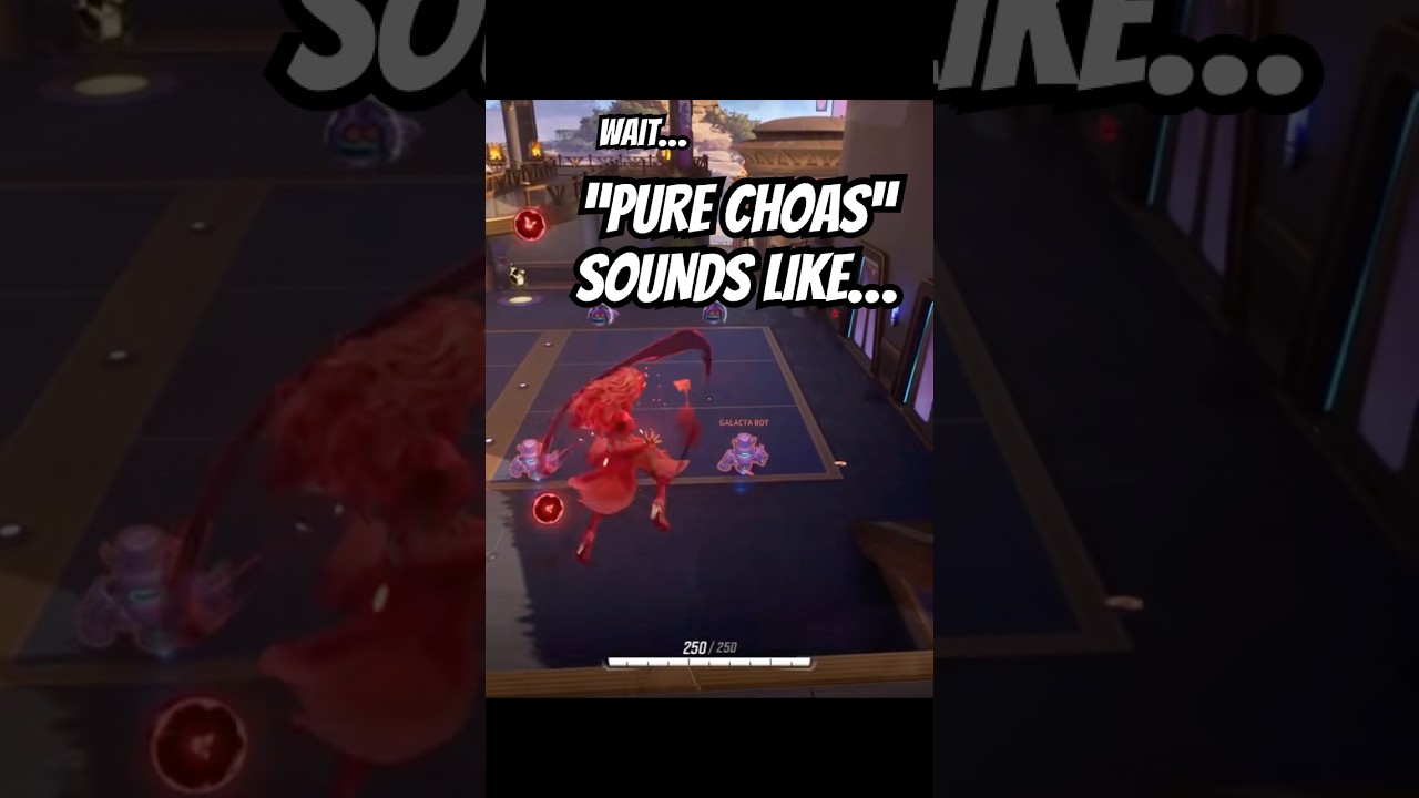 Scarlet Witch’s ult "PURE CHAOS" kinda sounds like this… 