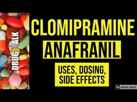 Video: Clomipramin - Bivirkninger, Dosering, Brug Og Mere