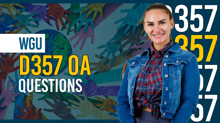 Diversity, Equity, and Inclusion D357 OA – Real-Style Exam Q&A You Need