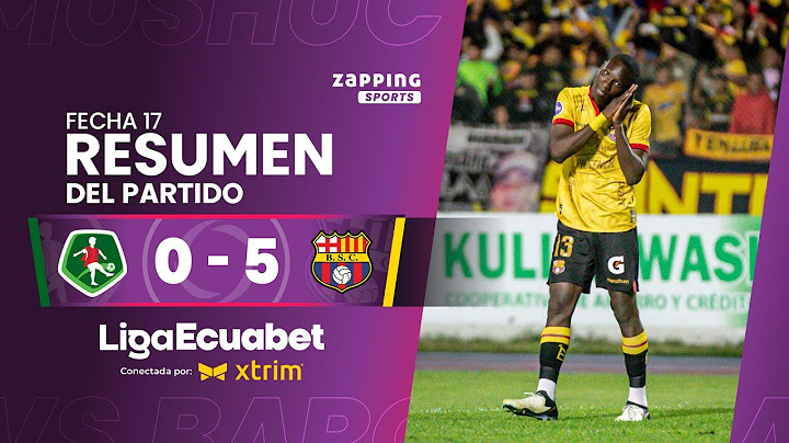 Mushuc Runa 0 - 5 Barcelona SC / Fecha 17 / Liga Ecuabet conectada por Xtrim