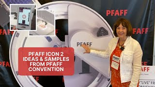 Pfaff Icon 2 - Creative Embellishment Attachment - Fun Samples From The Pfaff Convention