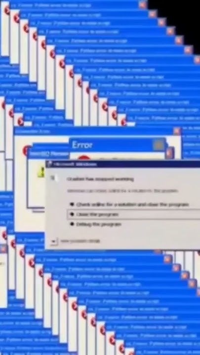 windows error meme - YouTube