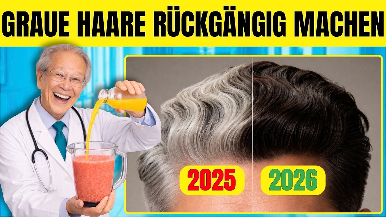 Der älteste Arzt Japans: Die wirklich wirksame Methode gegen graue Haare