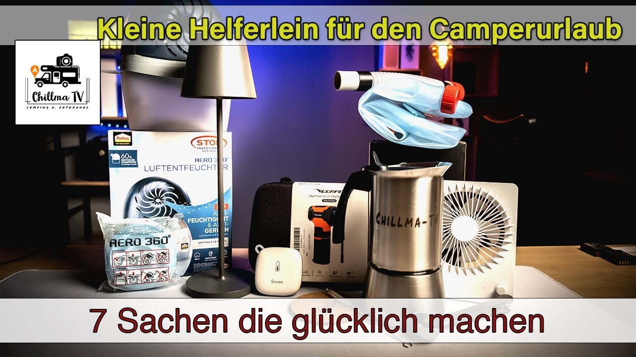 Wohnmobil-Gadgets: 10 nützliche Produkte fürs Camping