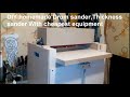 DIY homemade Drum sander,Thickness sander With cheapest equipment DIY homemade Drum sander,Thickness sander With cheapest equipment