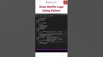 Draw Netflix Logo using Python 🔥🔥 | Practically | Python for Beginners