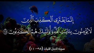 سورة النحل الآيات (98-110)