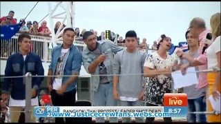 Justice Crew On Sunrise 27-01-14 Part 2