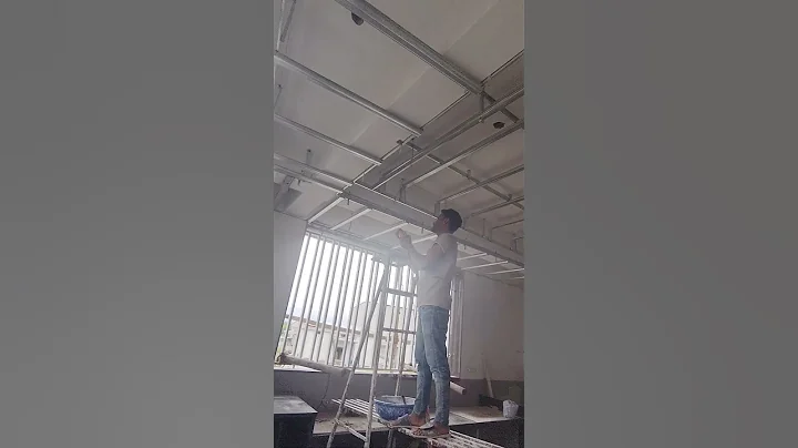 Gypsum board Ceiling Freming work 👌💪#pop #popdesing #ceilingdesign #ceiling #ceilingideas #shorts