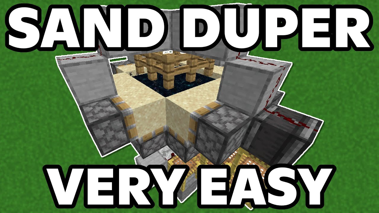 NEW BEST EASY SAND DUPER MINECRAFT 1.21.11 - 55,000 /HR - Sand, Concrete, Gravel, Etc. - Tutorial
