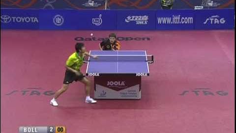 Qatar Open: Timo Boll-Tang Peng