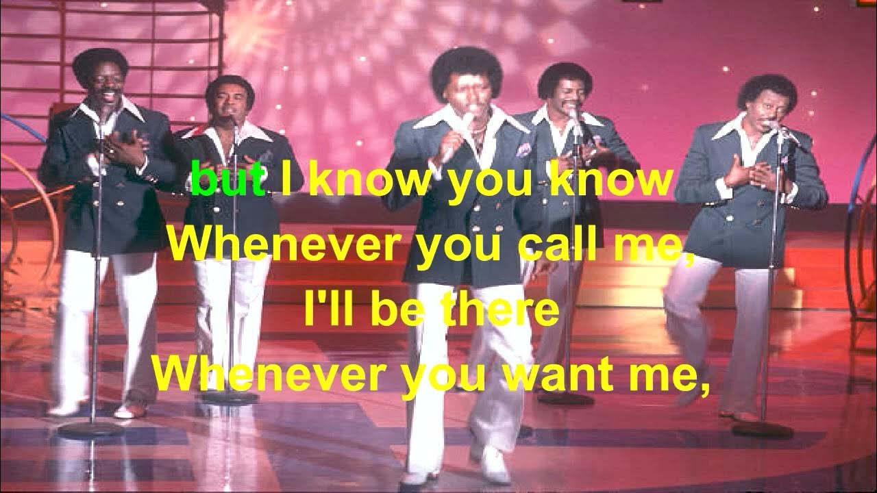 I'll Be Around The Spinners Lyrics YouTube