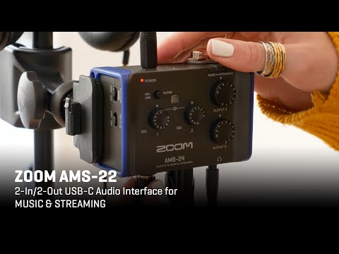 Zoom AMS 24 Audio Interface for Music & Streaming