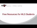 Free Resources For MLS Students