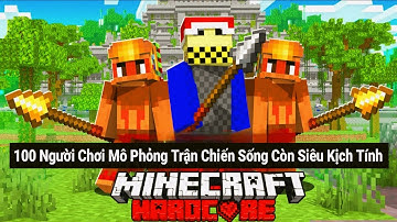 100 Người Chơi Mô Phỏng Hunger Games Aztec Trong Minecraft!