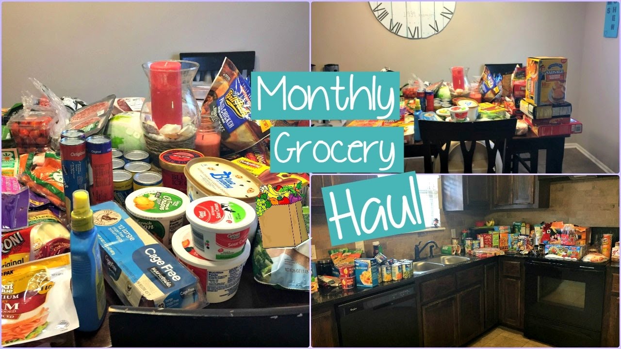 BIG GROCERY HAUL ON A BUDGET 2017