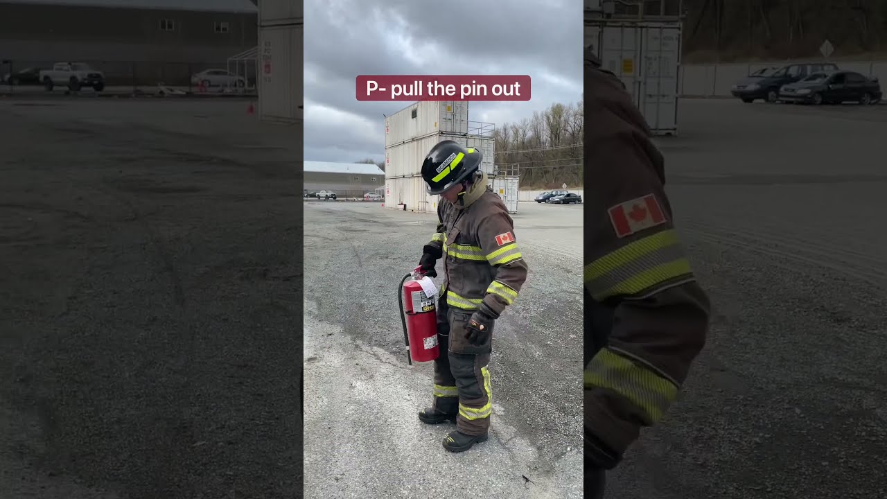 How to use a Fire Extinguisher with Abbotsford Firefighters