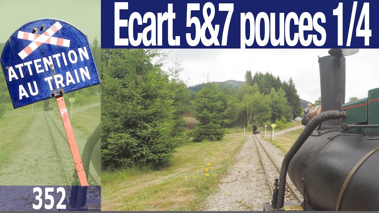 Le Tortillard, circuit de train de jardin en 7 pouces 1/4