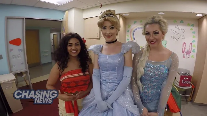 Students Dressed as Princesses Visit Children in t...