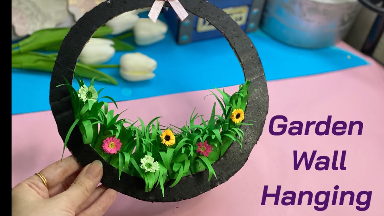 How To Create A Garden Wall Hanging In Less Than An Hour! YouTube