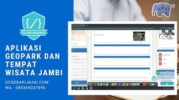 Source Code Aplikasi GEOPARK Tempat Wisata Berbasis WEB