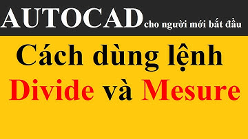Cách dùng lệnh DIVIDE và MESURE trong Autocad #15