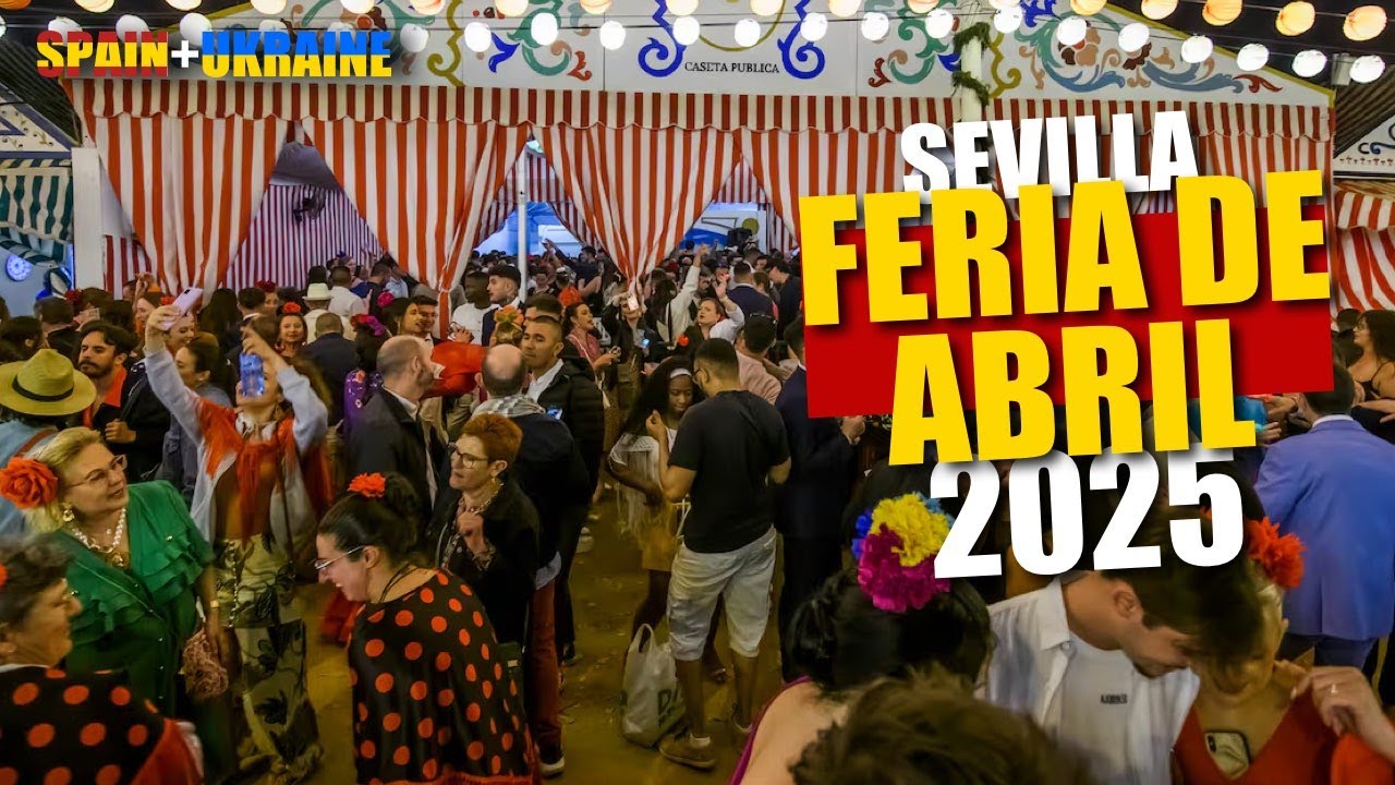 Atmosphere🌙 Seville’s Feria de Abril 2025 | Evening Elegance Inside the Private Casetas #lifeinspain