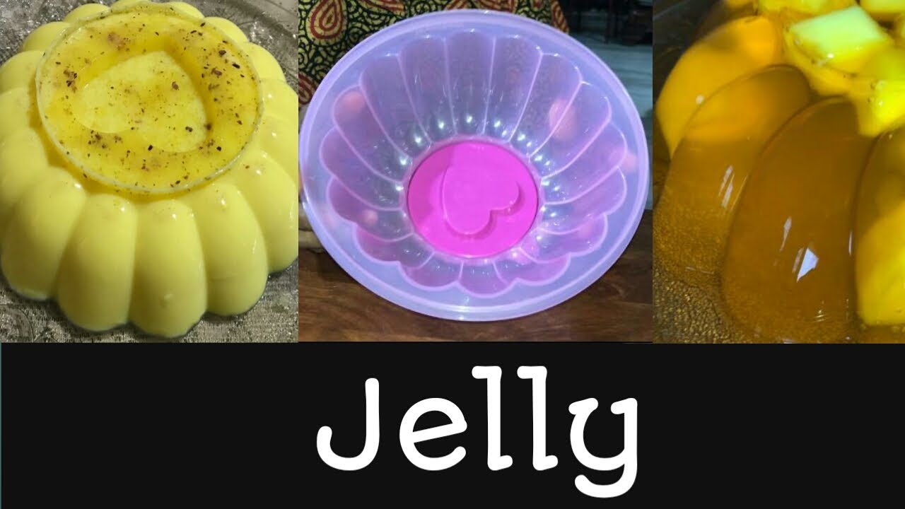 Strawberries and Jello in a Tupperware mold #jello #tupperware 