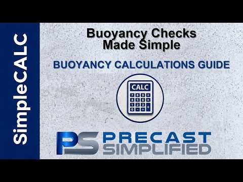SimpleCALC Buoyancy Calculations Guide | Precast Simplified