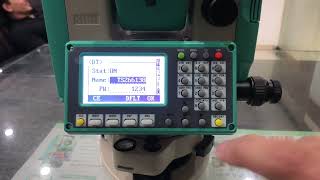 Bluetooth data export in Ruide RQS Total Station
