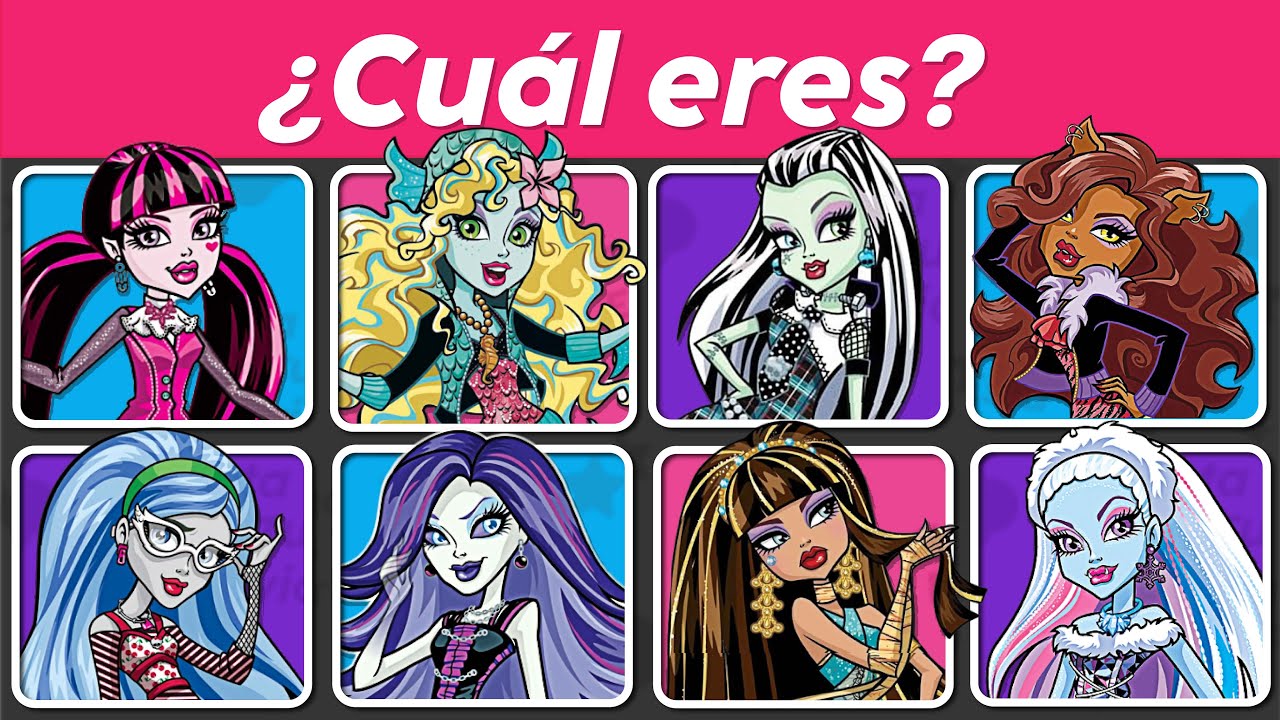 TEST: ¿Qué personaje de Monster High eres?✨🖤| Descúbrelo con este divertido Test!🤩🤩