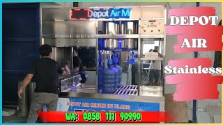 Jual Mesin Depot Air Minum Isi Ulang Galon Stainless Model 2 Pengisian Mineral Jual Mesin Depot Air Minum Isi Ulang Galon Stainless Model 2 Pengisian Mineral